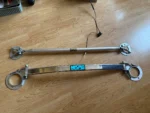 Nismo Old Logo Strut Bar Set R32 Skyline GTR BNR32 EL Emblem Badge Brace