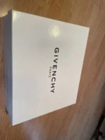 Givenchy mens sneakers size 40 USA 7.5 Burgundy white red high top - Image 2