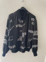 VERSACE GIANNI REVERSIBLE JACKET 90s RARE JEANS COUTURE L VINTAGE BOMBER MA-1 - Image 2