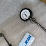 Nismo Old Logo Tire Pressure Gauge Checker Rare 90s 400r GTR R32 R33 wheel horn