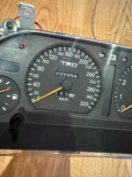 TRD CLUSTER METER TOYOTA CHASER TOURER V JZX90 DASH CRESTA MARK 2 RARE TOMS 90s - Image 2