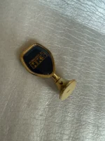 HKS GOLD HOOD EMBLEM ORNAMENT RARE FOR CEDRIC GLORIA PATROL CROWN 80s JDM BADGE - Image 3