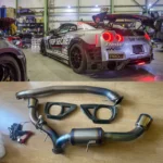 TOP SECRET Titanium VARIABLE EXHAUST NISSAN GTR R35 RARE HKS GREDDY ARC VR38