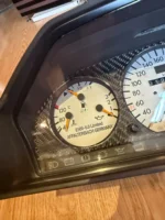 AMG SILVER CLUSTER METER MERCEDES-BENZ 500E W124 6.0 LIMITED PORSCHE RARE JAPAN - Image 4