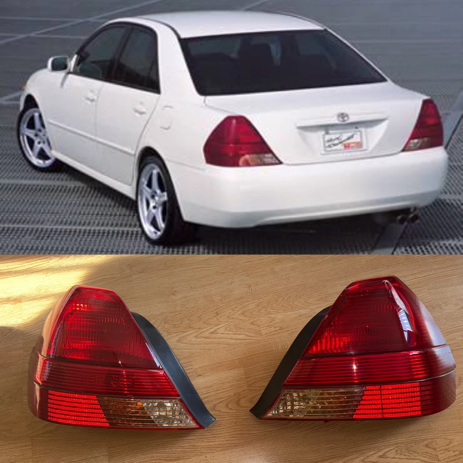 s-l1600-32 TRD TAIL LIGHT COVERS TOYOTA MARK 2 JZX110 RARE TOMS TOM’S 1JZ IR-V SERIES 1 - Image 1