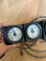 OMORI WHITE FACE 52mm Meters Gauge Oil Pressure Temp Water For GTR R32 RX7 S13 - Image 3