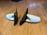 EC WORKS AERO MIRRORS FOR NISSAN STAGEA 260RS WGC34 RARE GANADOR GROUP A R34 JDM