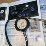NISMO OLD LOGO TIRE PRESSURE CHECKER GAUGE METER SKYLINE SILVIA GTR R32 R33 S13