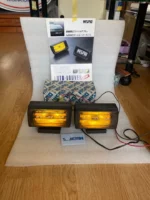 Nismo Old Logo Auto Louvre Fog Lights Rare JDM R30 R31 R32 Z31 R33 Skyline S13 - Image 5