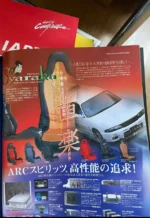 ARC JAPAN Bucket Seat rare For Recaro Sparco Cap JDM TI R32 R33 Supra RX7 NARDI - Image 2