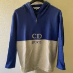 Dior Sports Hoodie Christian 90s Vintage Zip Sweater