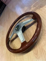IMPUL MOMO 913 WOODGRAIN STEERING WHEEL RARE NISMO NARDI R32 R33 S13 S14 JDM GTR - Image 3