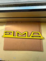 AMG PRE MERGER TRUNK EMBLEM JAPAN MERCEDES 560SEC W126 500SEC - Image 3