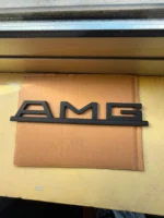 AMG PRE MERGER TRUNK EMBLEM JAPAN MERCEDES 560SEC W126 500SEC - Image 2