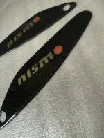 NISMO Mid Logo Carbon Spoiler Wing Caps Decals Badges Skyline GTR R33 BCNR33 - Image 5