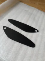 NISMO Mid Logo Carbon Spoiler Wing Caps Decals Badges Skyline GTR R33 BCNR33 - Image 7
