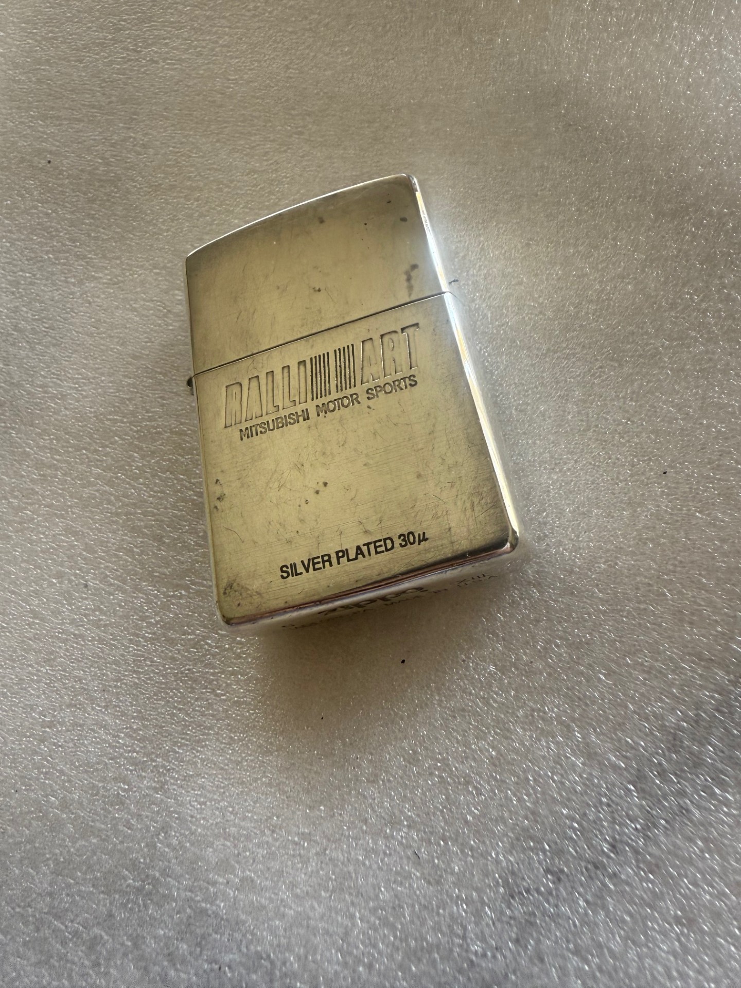 RALLIART SILVER ZIPPO LIGHTER RARE EVO LANCER EVOLUTION CP9a CT9A TME