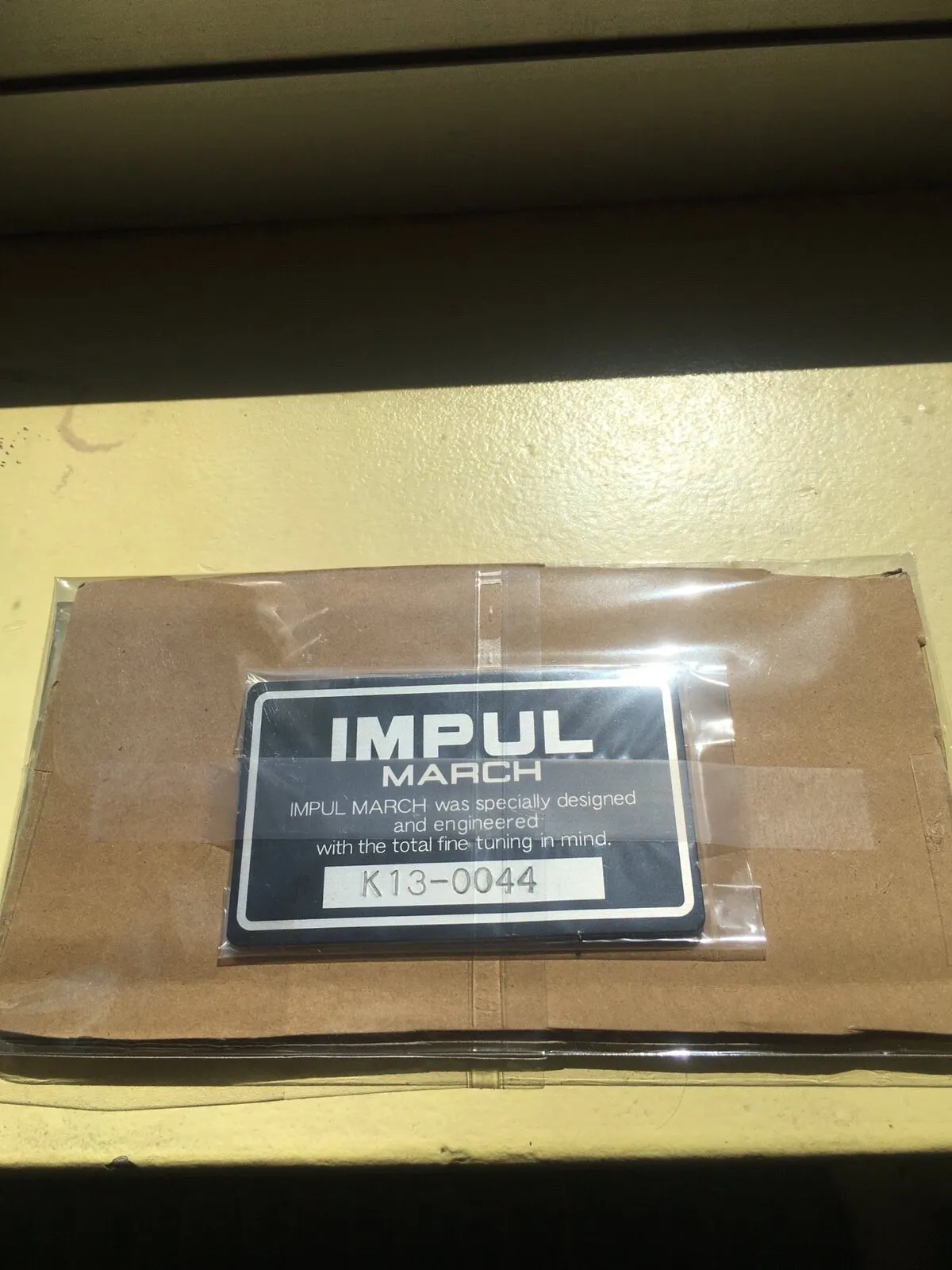 s-l1600-1-11 Impul March Micra Chassis Plaque Emblem K13 Rare For Nismo Nissan JDM K11 K12 - Image 1
