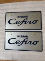 Nissan Cefiro Dealer Plates Set Rare OEM optional A31 A32 A33 JDM NISMO 90s C33