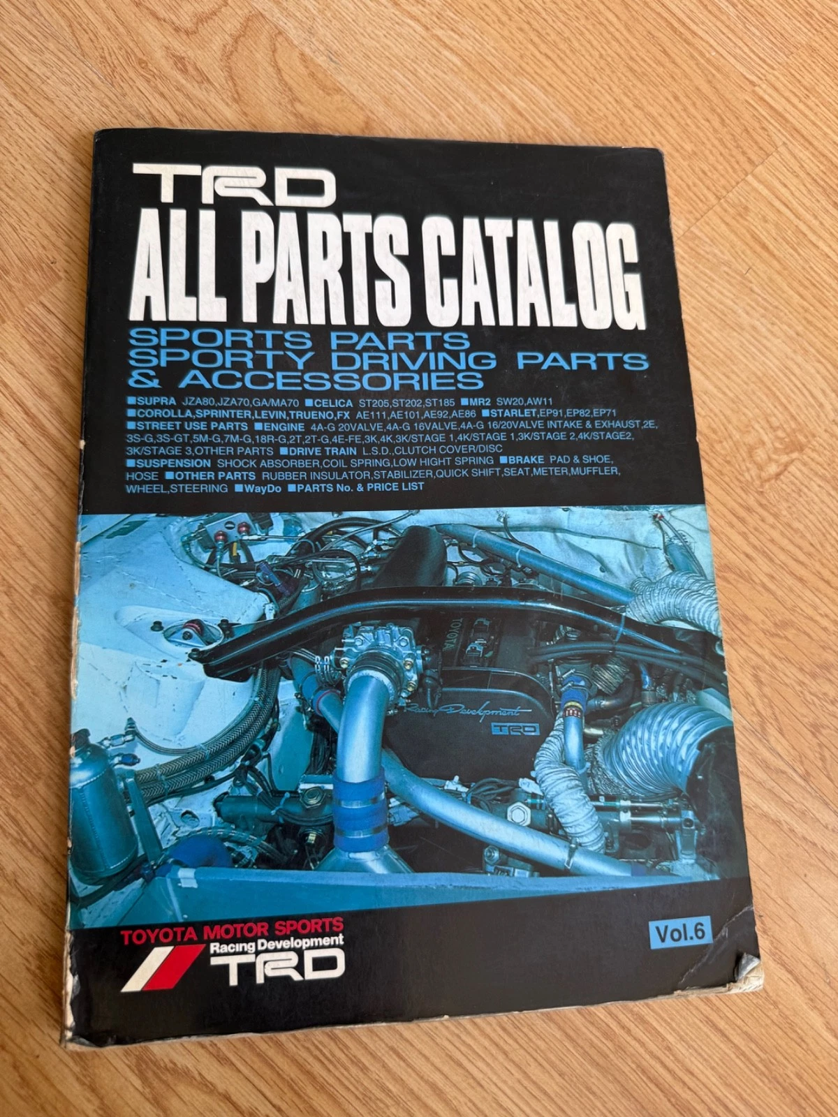 s-l1600-13-1 TRD CATALOGUE RARE SUPRA LAND CRUISER LEVIN WHEEL HORN JZA80 AE92 JZX90 SW20 MR2 - Image 1