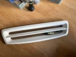 TRD CHASER GRILL TOURER V JZX100 RARE EMBLEM BADGE FRONT 1JZ RARE WHITE 90s TOMS - Image 3