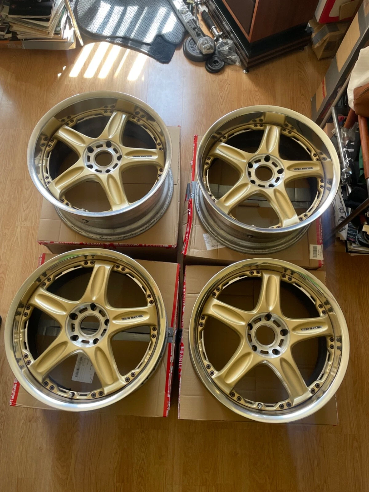 プー RAYS GT-C Volk Racing Rays GT-C GTC 18 INCH 8J 9J RARE TE37 Gold S14 S15