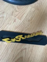 SAVANNA RX7 GOLD EMBLEM BADGE SA22C FB FC3s Optional rare 13B Mazda Rotary Jdm - Image 2