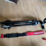 Manfrotto Tripod aluminum Camera Photo Rare Silver 055J
