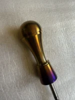 ARC Titanium Tear Drop Shift Knob Rare For Nissan Skyline Lancer Evolution Rx7 JDM
