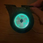 BLITZ OLD LOGO 90S Bost Gauge Meter 52mm + Dry Carbon holder