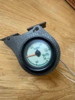 BLITZ OLD LOGO 90S Bost Gauge Meter 52mm + Dry Carbon holder - Image 2