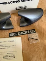 EC Works Aero Mirrors Nissan Pulsar GTI-R RNN14 Rare Backing Plates WRC Group A Nismo - Image 4