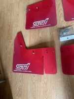 Subaru Impreza Wrx Sti Optional Mud Flaps GDB rare JDM Rally - Image 6