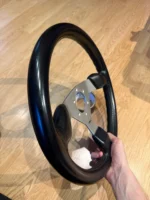 TRD Steering Wheel Horn Rare For Tom's Supra Ae86 JZX100 Levin Nardi Momo Mr2 - Image 3