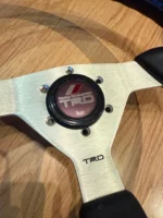 TRD Steering Wheel Horn Rare For Tom's Supra Ae86 JZX100 Levin Nardi Momo Mr2 - Image 2